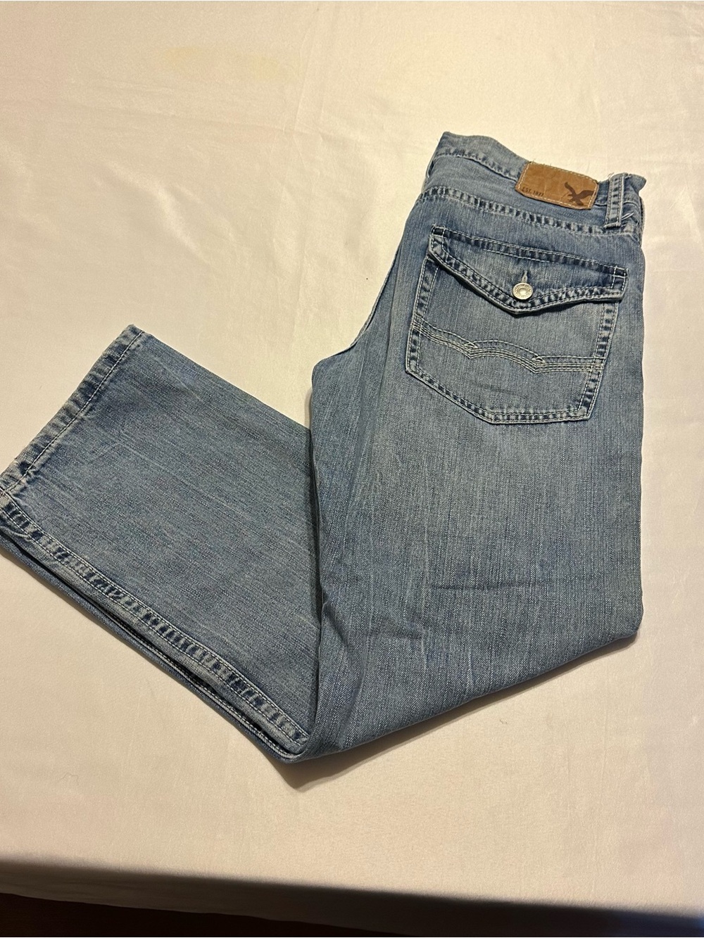 American Eagle Outfitters Light Blue Straight Leg  men’s Jeans